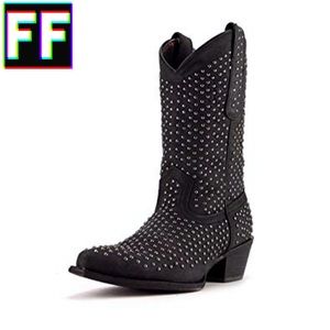 STUDDED COWBOY BOOTS BOOTS